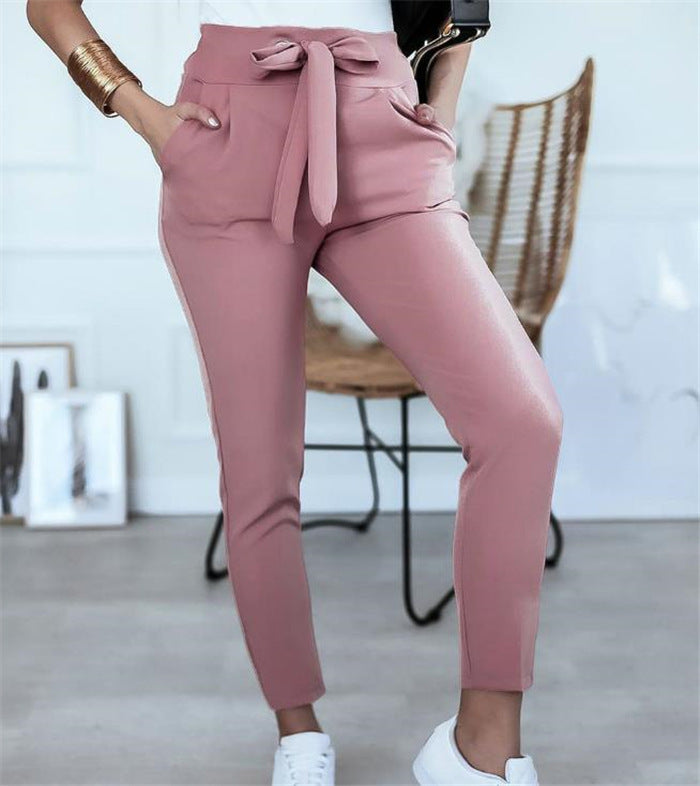 Ribbon Pencil Pants