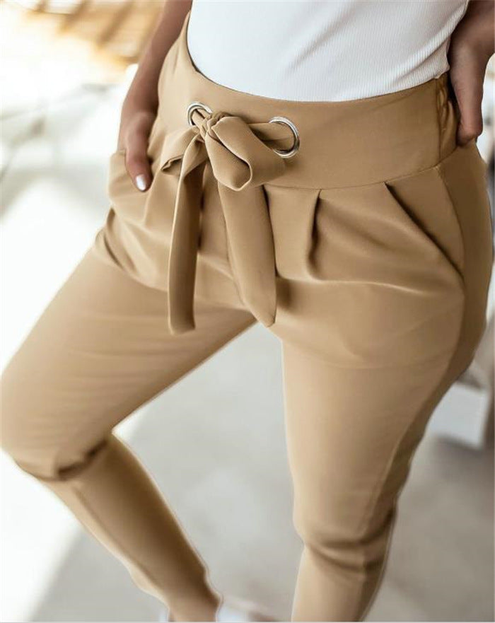 Ribbon Pencil Pants