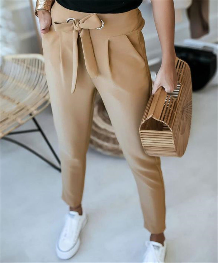 Ribbon Pencil Pants