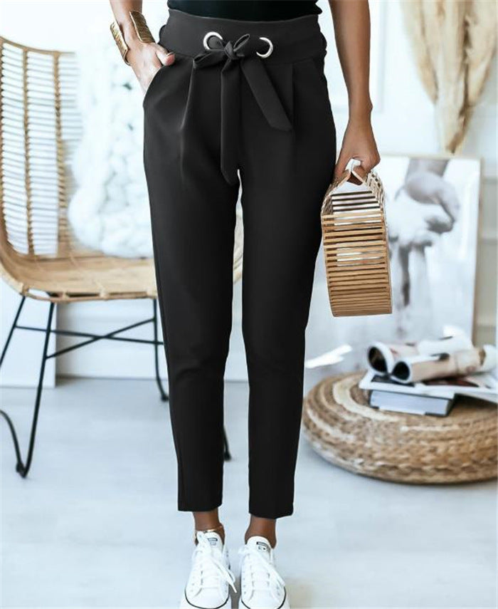 Ribbon Pencil Pants