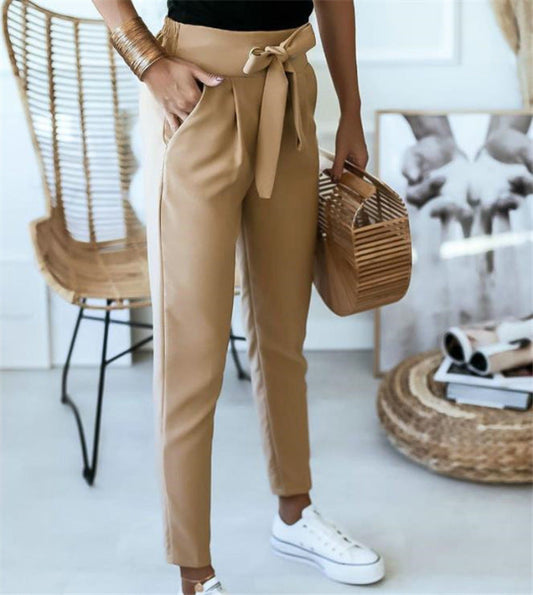 Ribbon Pencil Pants