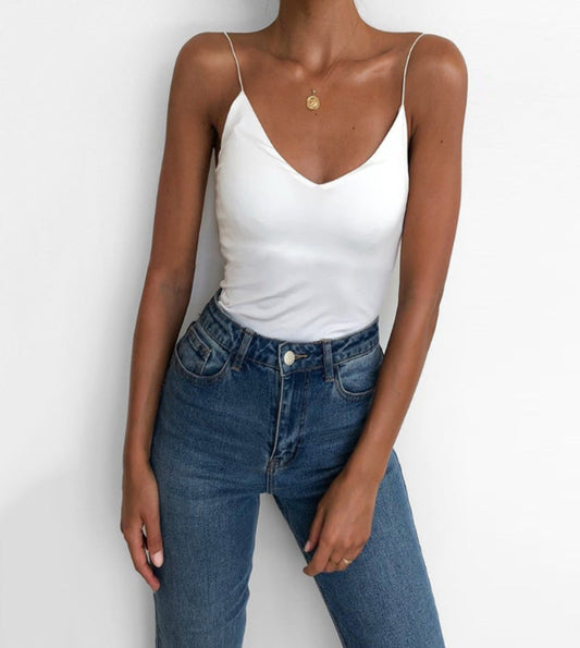 Satin Camis Vest Tank Top